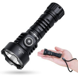 Ліхтарик Wurkkos TS12 LED, надяскравий 1050 люмен, компактний, водонепроникний, з батарейками, дальність 432 м, для кемпінгу, туризму, надзвичайних ситуацій