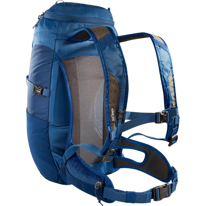 Рюкзак для походів Tatonka Hike Pack 22 л з вентиляцією спини та дощовиком, легкий і зручний, синій/темно-синій