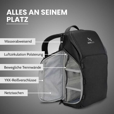 Рюкзак для ручної поклажі Zeeksack The Underseat 15L, Petrol Blue — компактна сумка в літак