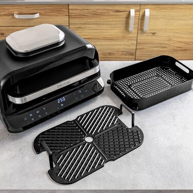 Аерофритюрниця-гриль Cecotec Cecofry FireDome 6000, 6 л, 2400 Вт, 6 режимів приготування, 4 рівні гриля, з термостатом та датчиком температури