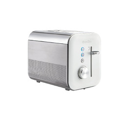 Тостер Breville VTT676 для 2 скибок, білий – глянцева колекція, регулювання ступеня підсмажування