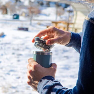 WACACO Octaroma Lungo: вакуумний термос для кави, 300 мл, блакитний