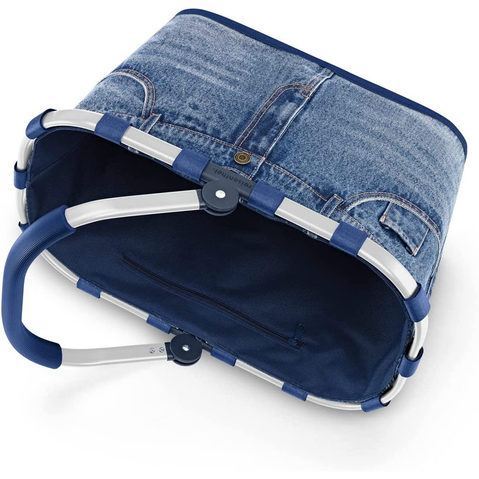 Кошик для покупок reisenthel carrybag Jeans 2, міцний, з великим об'ємом, водостійкий, з внутрішньою кишенею, елегантний дизайн