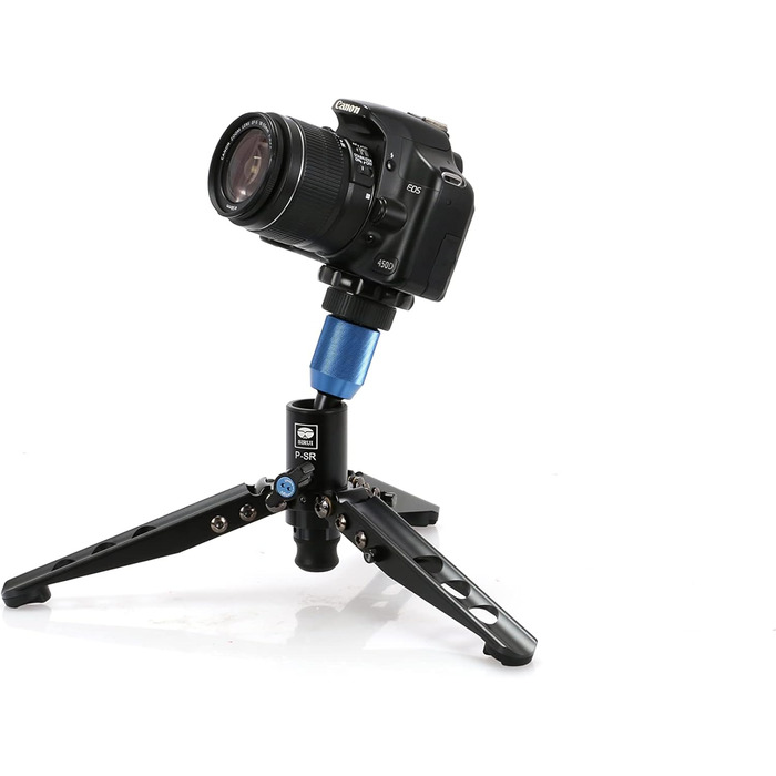 Монопод SIRUI P-324SR+VH-10X з опорною ніжкою і відеоголовою, вуглецевий, 20° нахил, 360° обертання