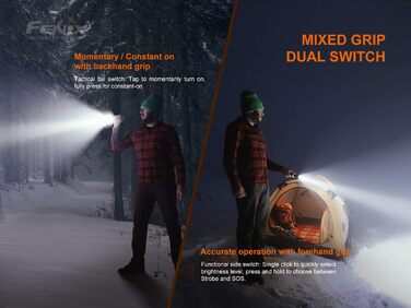 Ліхтарик Fenix LD22 V2.0 800 люменів, компактний, тактичний, LED