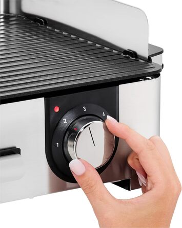 Електрогриль WMF Lono Master Grill 50x28 см з двома зонами нагріву, нержавіюча сталь, для барбекю