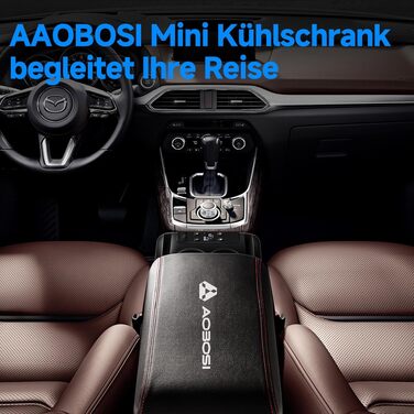 Автомобільний компресорний холодильник AAOBOSI 15л 12/24V -20℃~20℃ для авто, вантажівок, човнів, кемперів та мережі