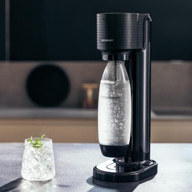 Сифон для газування води SodaStream GAIA, стандартний набір: пляшка 1 л та вуглекислотний циліндр CO2