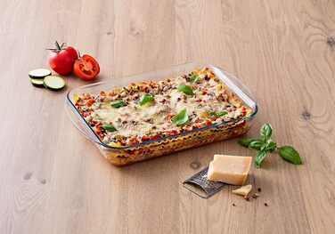 Форма для лазаньї Pyrex Essentials, прямокутна, скляна, 35x23 см і 40x27 см, набір 2 шт.