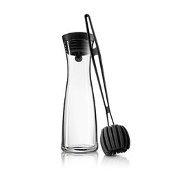 Скляний глечик для води WMF Basic 1л з силіконовою кришкою CloseUp та щіткою для чищення