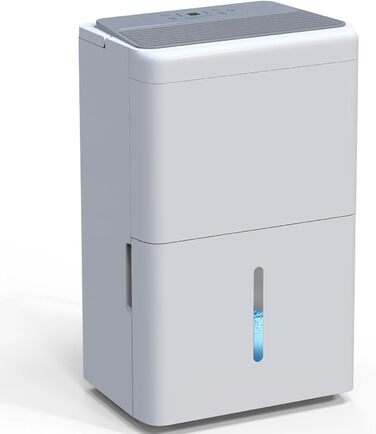 Осушувач повітря Newentor Bdpt 30L електричний, тихий 40дБ, для приміщень до 90м², з таймером, знімним фільтром, шлангом, гарантія 10 років