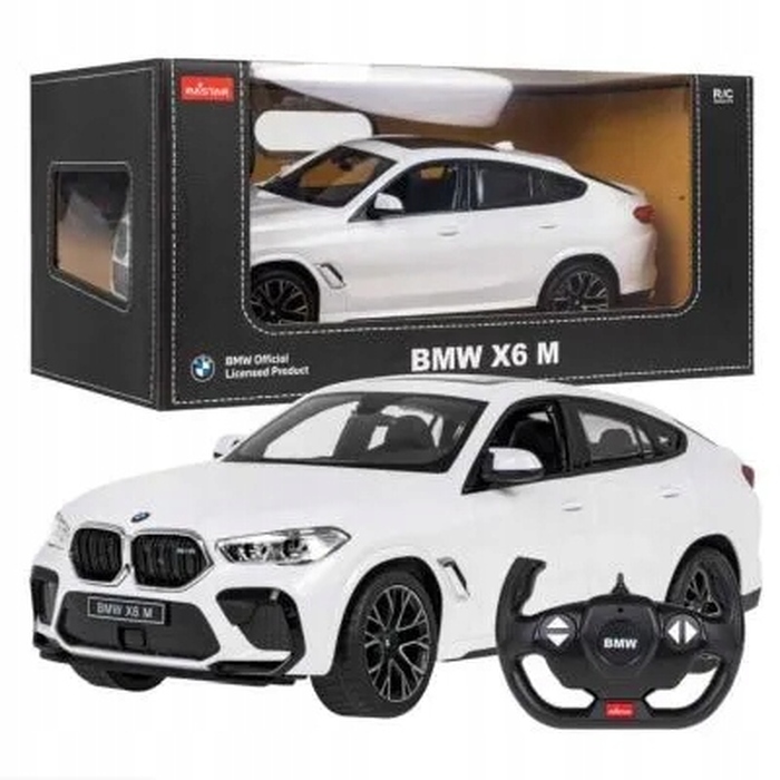 Радіокерована модель автомобіля BMW X6 M 1:14 Rastar, білий