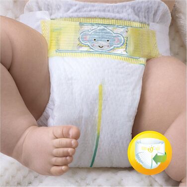 Підгузки Pampers Premium Protection New Baby для новонароджених, розмір 1, 72 шт. (Jumbo-Pack)