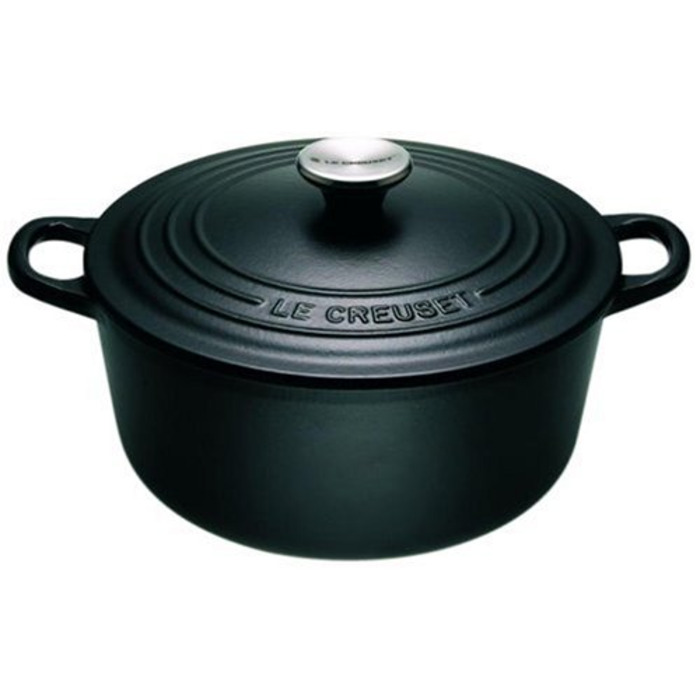 Сотейник / жаровня 18 см, чорний Le Creuset