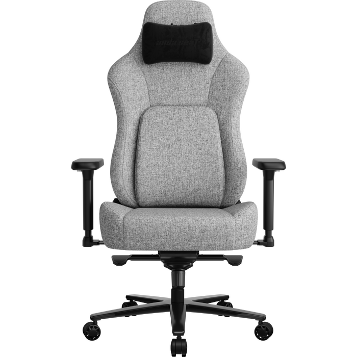 Крісло геймерське ігрове Anda Seat Phantom 4 Pro L до 100 кг Gray Fabric (AD18YSDC-72-G-F-G02)
