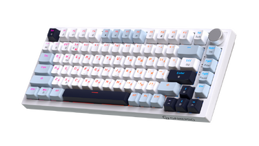 Дротова механічна клавіатура GamePro MK160 V2 Warden QLAB Sakura White (MK160-V2-BL-QS)