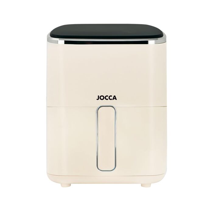 Аерофритюрниця JOCCA 5Л, безмасляна фритюрниця 1450Вт з LED сенсорним екраном та регулюванням температури, чорна