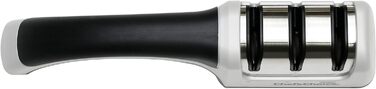 Точилка для ножів Chef's Choice Diamond Manual, 23.8 x 5.1 x 7.0 см, чорний/сріблястий