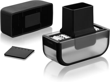 Подрібнювач часнику Microplane з лезом із нержавіючої сталі, чорний, вироблено в США