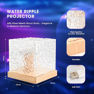 Проєктор зоряного неба SUPPOU LED: Галактика, Зірки, Дитяча кімната, З пультом ДК, Декор для вечірок та подарунок