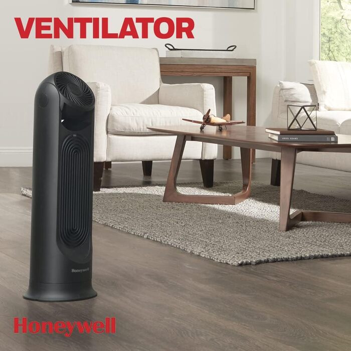 Вентилятор баштовий Honeywell TurboForce Power, 2-в-1, висока швидкість, з коливанням