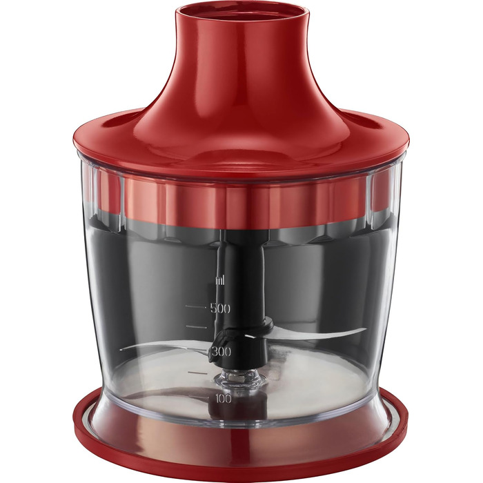 Блендер Russell Hobbs Desire 3-в-1, червоний, занурювальний, подрібнювач, вінчик, BPA-вільний, для смузі, супів, соусів, дитячого харчування, 24700-56
