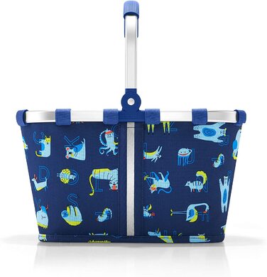 Дитячий кошик reisenthel carrybag XS ABC friends blue – легкий кошик для покупок та іграшок