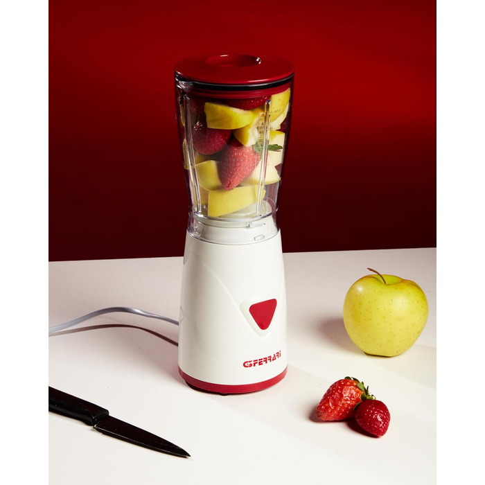 Блендер G3Ferrari Mister Fruit, 170 Вт, 500 мл, пластик, білий