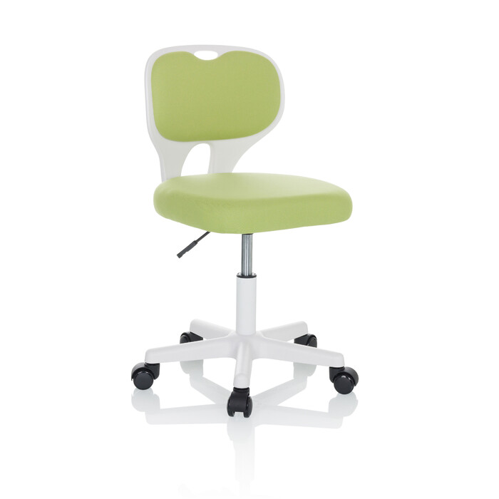 Дитячий стілець для письмового столу KIDDY TOP W, оббивка тканина, зелений, hjh OFFICE