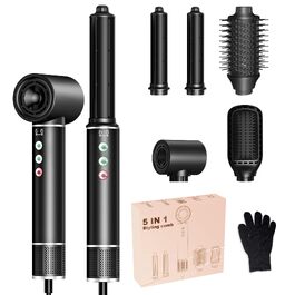 Air Styler 5 в 1 з іонізацією: фен-щітка, випрямляч, автоматичний локон, швидке сушіння 110 000 об/хв