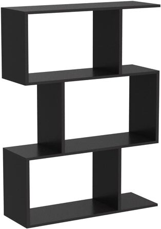 Сучасний двосторонній книжковий стелаж Etnicart Wenge 70x23.5x96 см, дерев'яний, для офісу, дому, дитячої кімнати