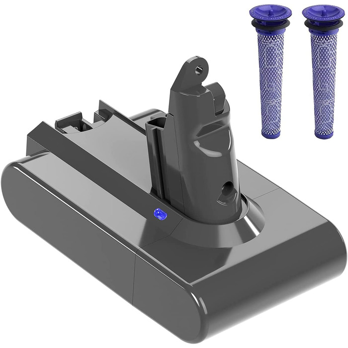 Оновлений акумулятор 6,0Ah для Dyson V6, Li-ion, сумісний з DC62/DC58/DC59/DC61/DC72/DC74/SV03/SV05/SV06/SV07/SV09, акумулятор для бездротового пилососа Dyson V6
