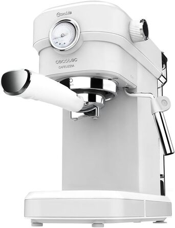 Кавомашина Cecotec Cafelizzia 790 Steel Pro - Еспресо та Капучино, 1350 Вт, 20 Бар, Манометр, 1.2л, Нержавіюча сталь