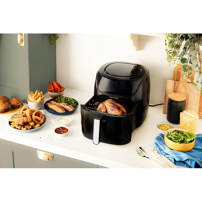 Фритюрниця Russell Hobbs SatisFry Rapid AirFryer 4л з нержавіючої сталі, 7 функцій, 10 програм, без олії
