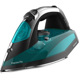 Парова праска Cecotec Fast&Furious 5020 Force, 2600 Вт, антипригарна підошва, захист від подряпин, постійна пара 60 г/хв, паровий удар 210 г/хв, система захисту від капання, точковий носик
