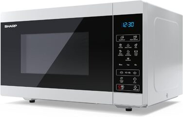Мікрохвильова піч SHARP MS51ES, 900 Вт, 11 режимів, функція розморожування, 513x306x394 мм, срібляста