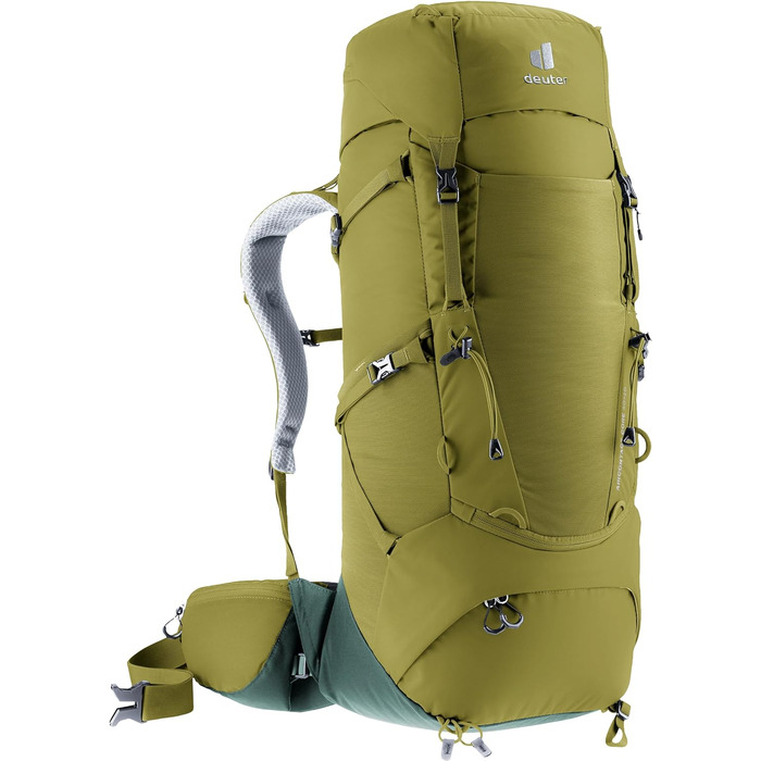 Туристичний рюкзак Deuter Aircontact Core 40+10 л, зелений, модель 2024, для трекінгу