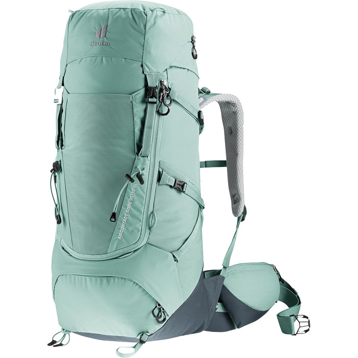 Жіночий трекінговий рюкзак deuter Aircontact Core 45+10 SL, 45+10 л, нефрит-графіт, модель 2024