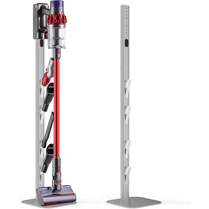 Підставка для пилососа OUTBROS сумісна з Dyson Gen5, V15s, V15, V12 Slim, V11, V10, V8, V7, V6, універсальна, підлогова, срібляста