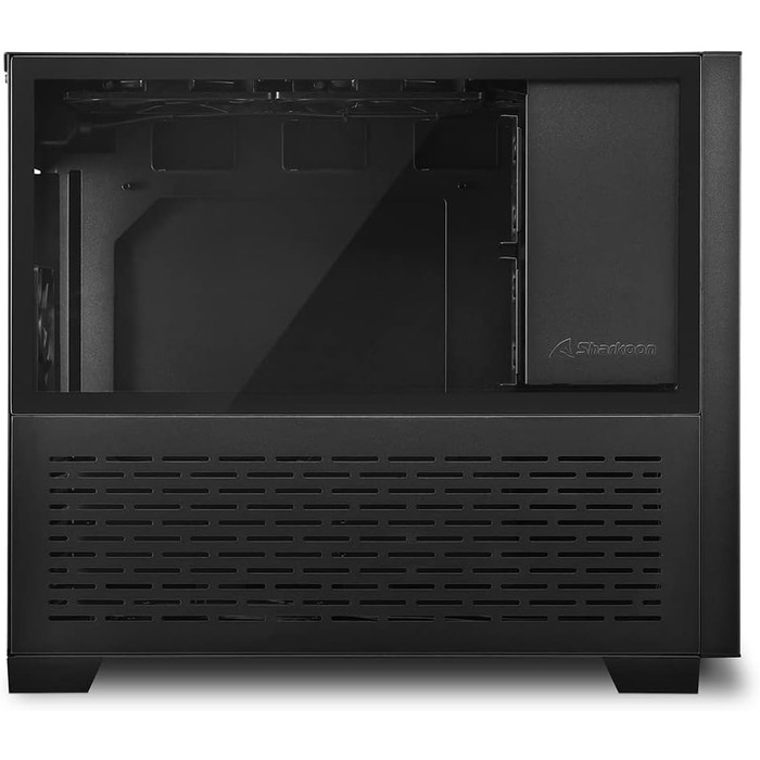 Корпус для ПК Sharkoon MS-Y1000 Black Micro-ATX, чорний, для ігрових та офісних комп'ютерів