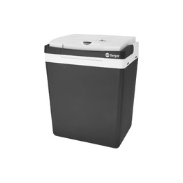 Автомобільний холодильник/термобокс BERGER 30L 12/230V: охолодження та підігрів для авто, кемпінгу, чорний