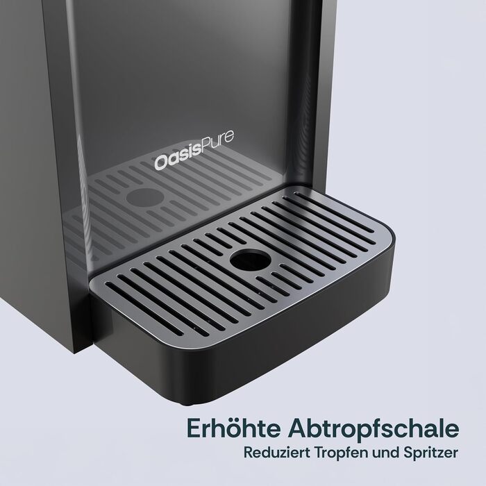 Система зворотного осмосу Slim Osmoseanlage для питної води, настільна | З фільтром від вапняного нальоту, UV-стерилізацією та 4 температурними режимами