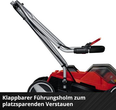 Акумуляторний газонокосарка Einhell GE-CM 36/33 Li Kit Power X-Change (36 В, ширина косіння 33 см, до 250 м², кошик 30 л, висота стрижки 25-65 мм, 2 x 2.5 Ah акумулятори + 2 зарядні пристрої)