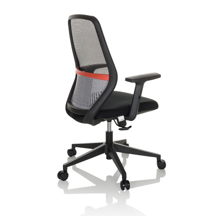 Офісне крісло / Поворотне крісло CARLOW I Mesh / Тканина Black hjh OFFICE