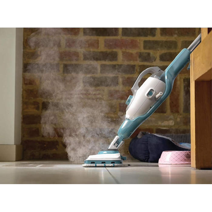 Парова швабра BLACK+DECKER BHSM168DSM-QS 2-в-1, 1600 Вт, Delta-головка, рукавиця SteaMitt, AutoSelect, набір насадок, екологічна ефективна прибирання