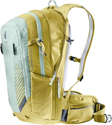 Жіночий велосипедний рюкзак Deuter Compact EXP 12 SL 12 л, блакитний/лаймовий