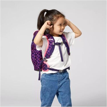 Дитячий рюкзак ergobag mini, ергономічний, 10 л, для А4, ліловий Perlentauchbär