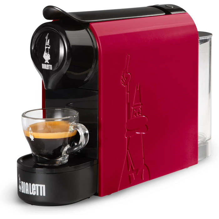 Кавомашина Bialetti Gioia, червона, 1200 Вт - для приготування еспресо
