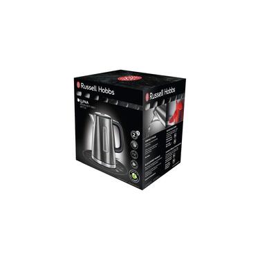 Електричний чайник Russell Hobbs Luna 23211-70 з нержавіючої сталі, 1.7 л, 2400 Вт, сірий