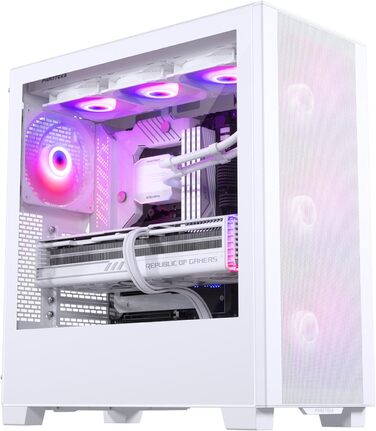 Комп'ютерний корпус Phanteks XT Pro Ultra з білим загартованим склом і D-RGB підсвіткою